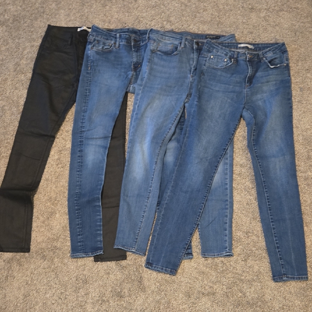 Denim & Supply Ralph Lauren Blue and Black Skinny Jeans